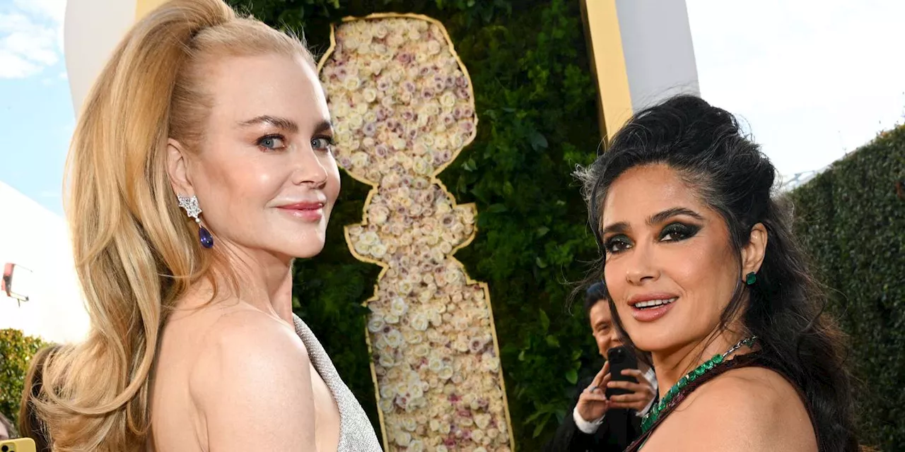 Nicole Kidman and Salma Hayek's Golden Globes Reunion