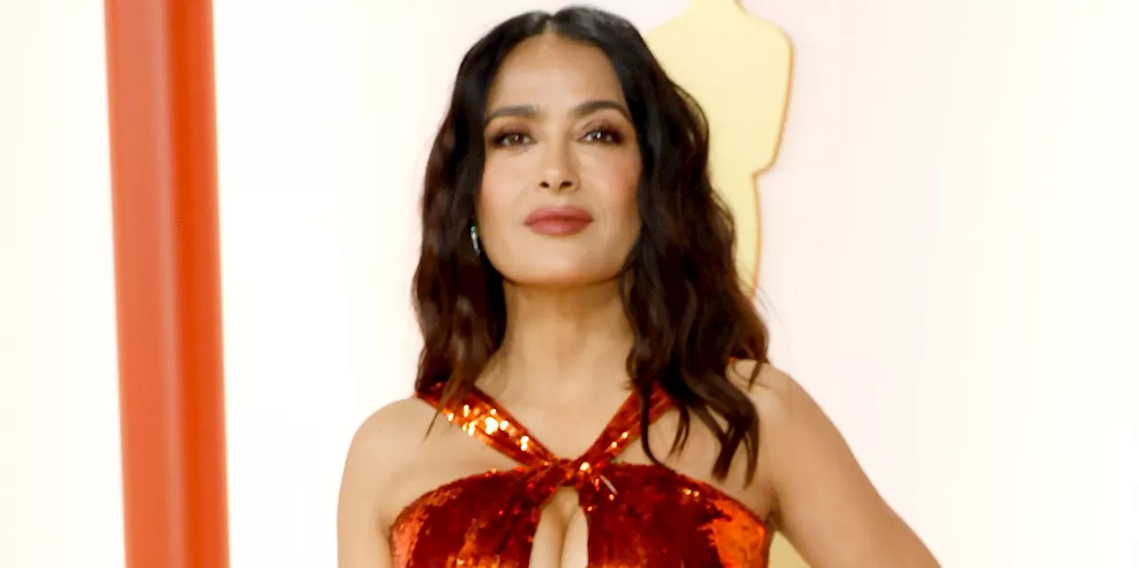 Salma Hayek Rocks Gray Hair on Red Carpet, Embraces 'Wisdom' 