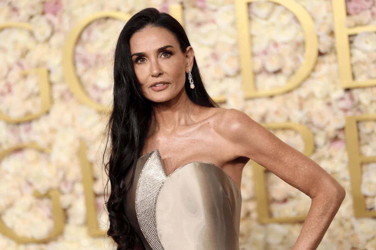 The Secrets Behind Demi Moore’s Ageless Glow at the 2025 Golden Globes