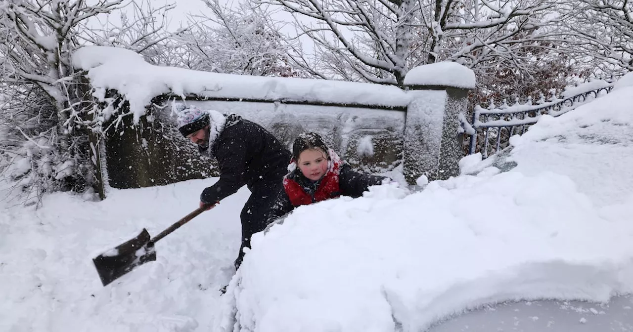 Thousands Left Without Power and Water as Snow Blankets Ireland