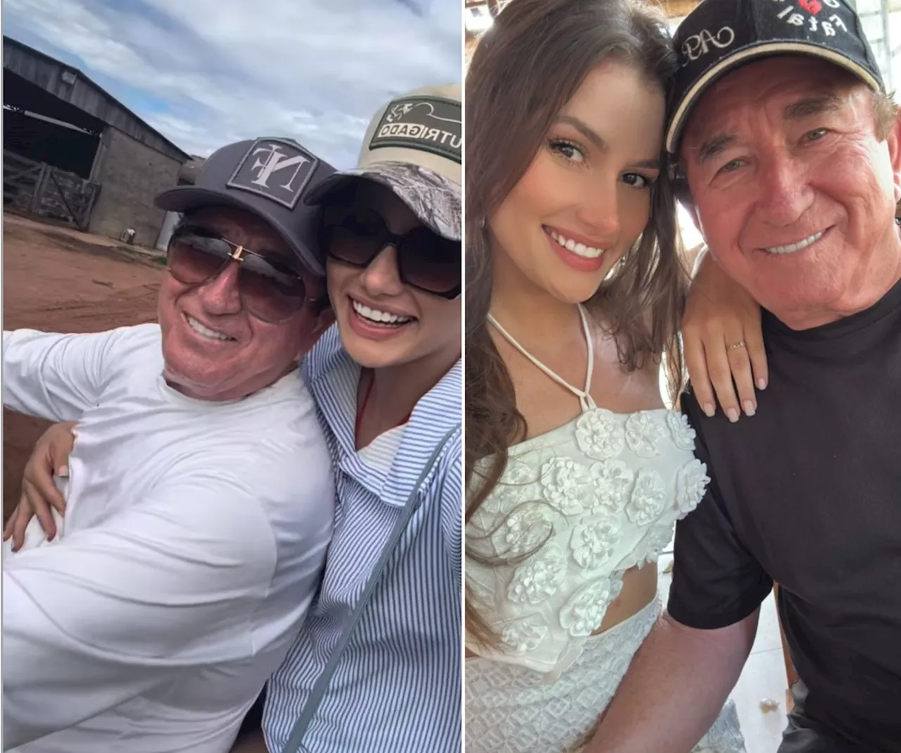 Amado Batista Faz Surpresa de Aniversário para Namorada Miss Universo