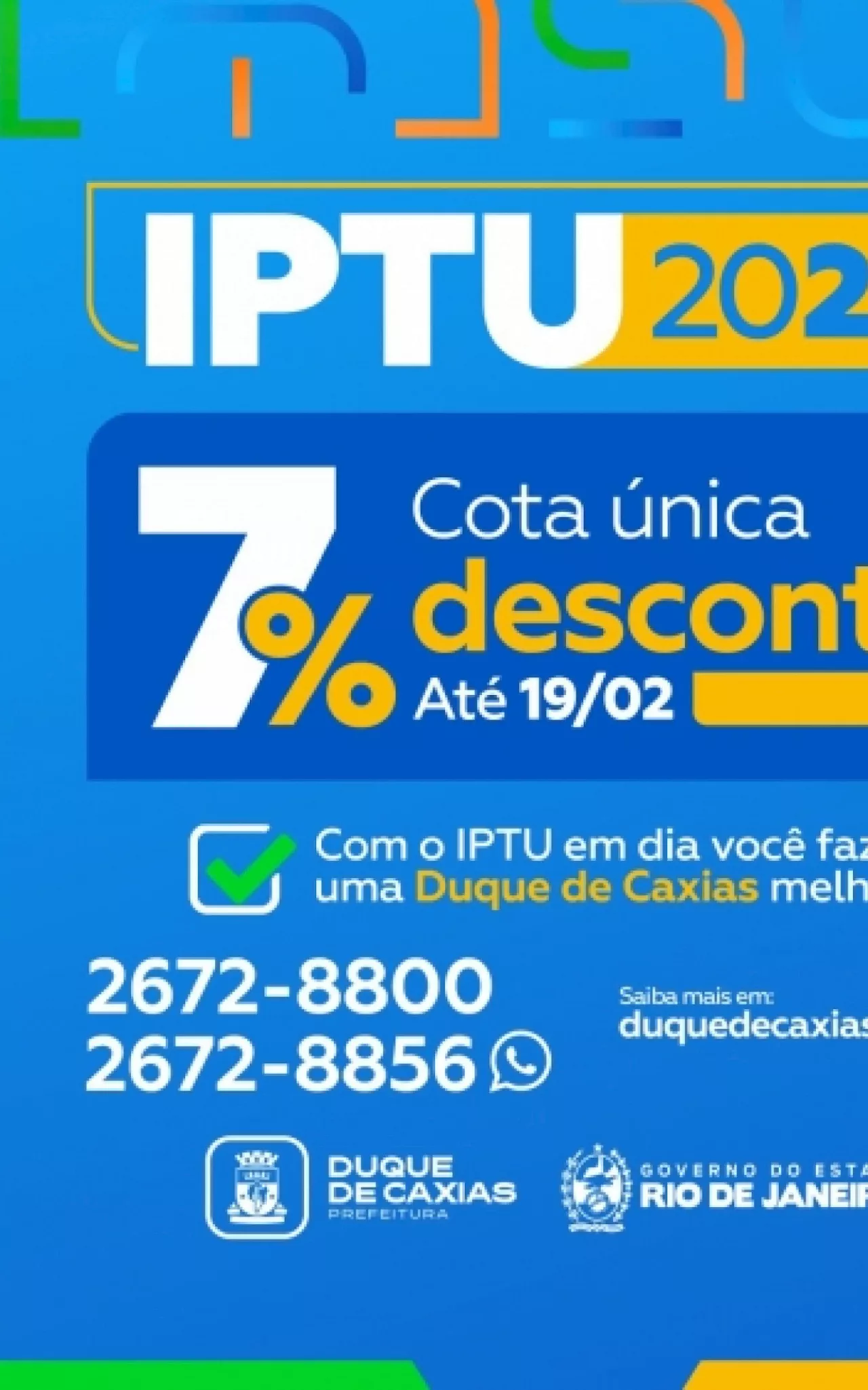 IPTU 2025 em Duque de Caxias: Calendário de Pagamento e Desconto