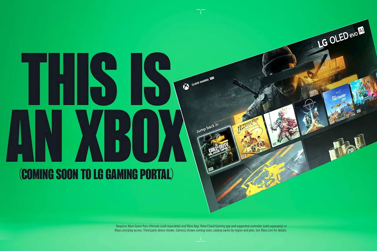 Xbox Game Pass s'étend sur les Smart TV LG