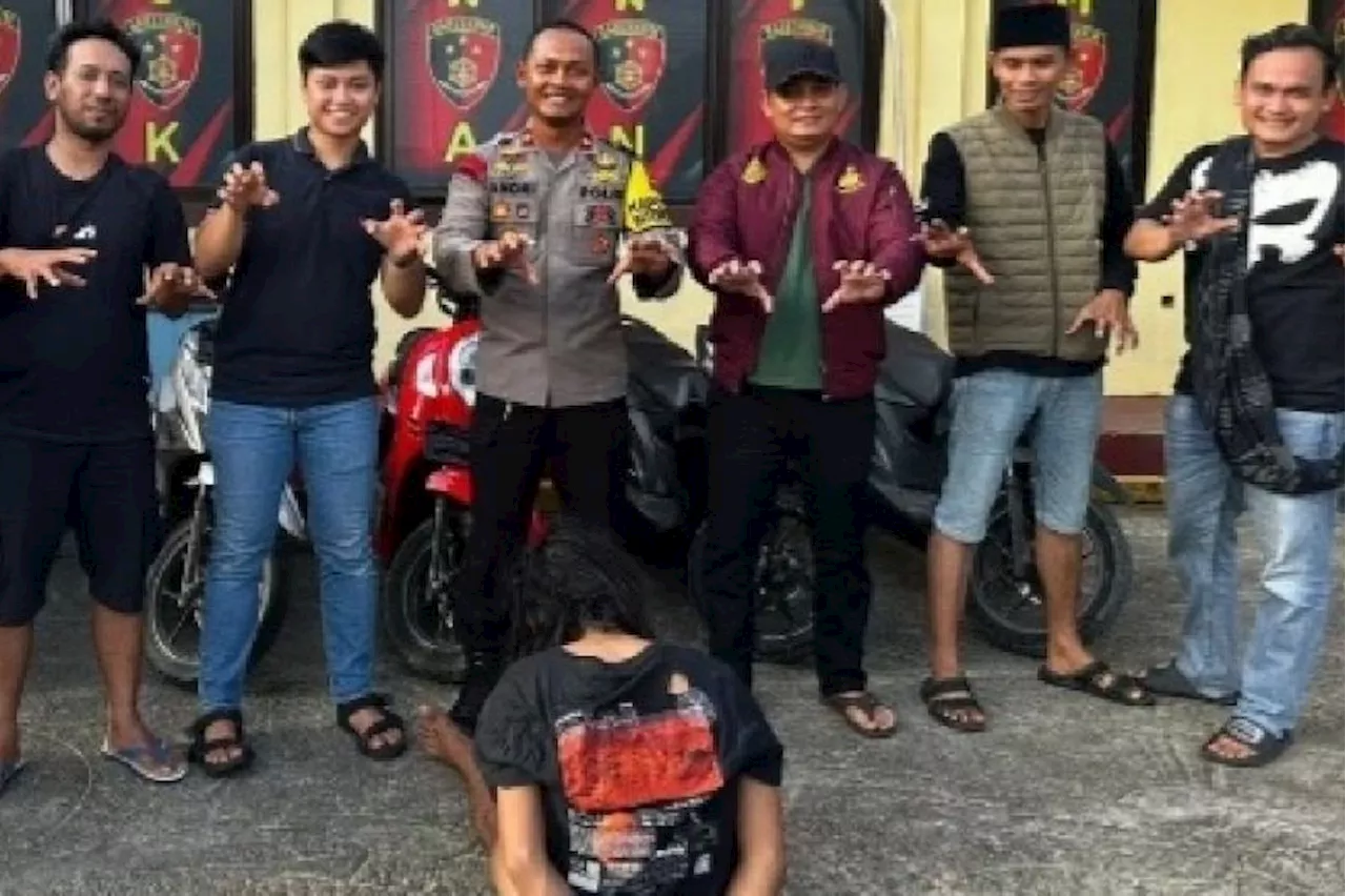 Pencuri Motor Spesialis Parkiran di Banten Ditangkap Polisi