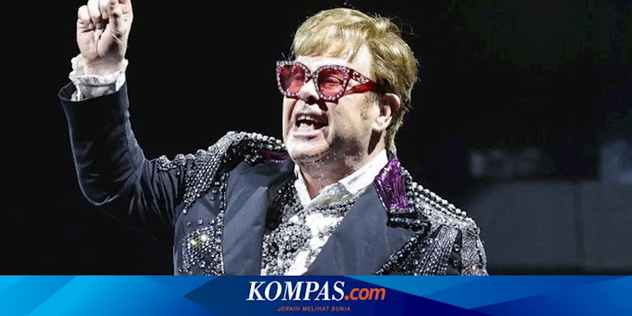 Elton John Bercanda Soal Penglihatan yang Memburuk Saat Hadiri Golden Globes