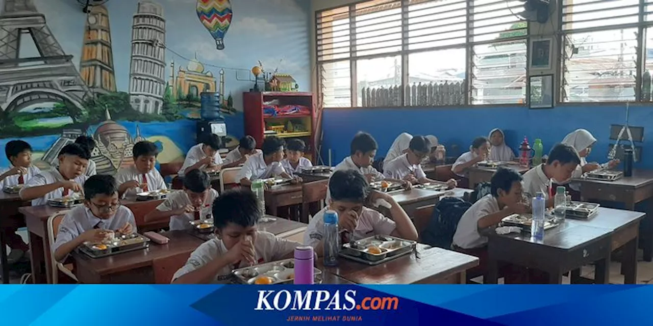 SDN Slipi 07 Pagi Dapat Manfaat Program Makan Bergizi Gratis