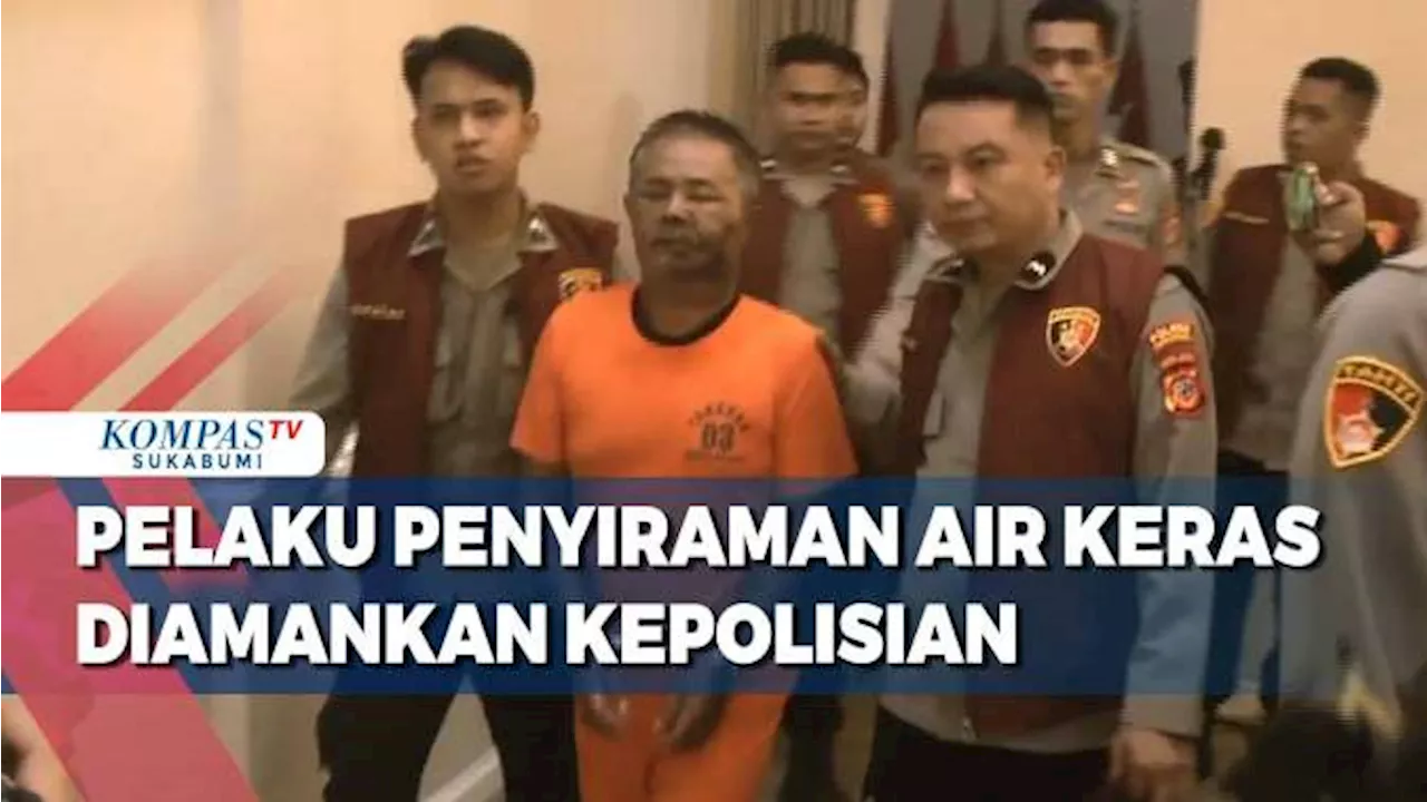 Pelaku Penyiraman Air Keras Di Sukabumi Ditangkap