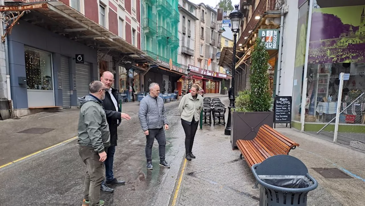 Nouvel Mobilier Urbain sur le Boulevard de la Grotte à Lourdes