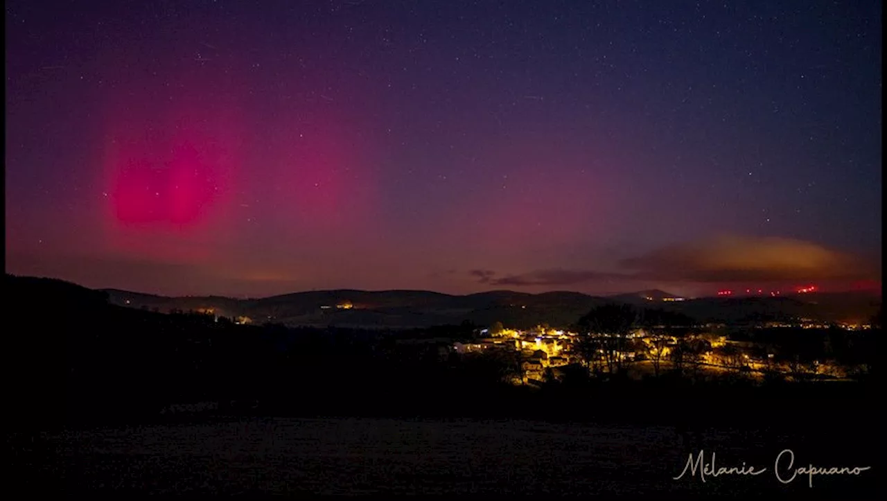 Une Aurore Boréale sur les Monts de Lacaune!