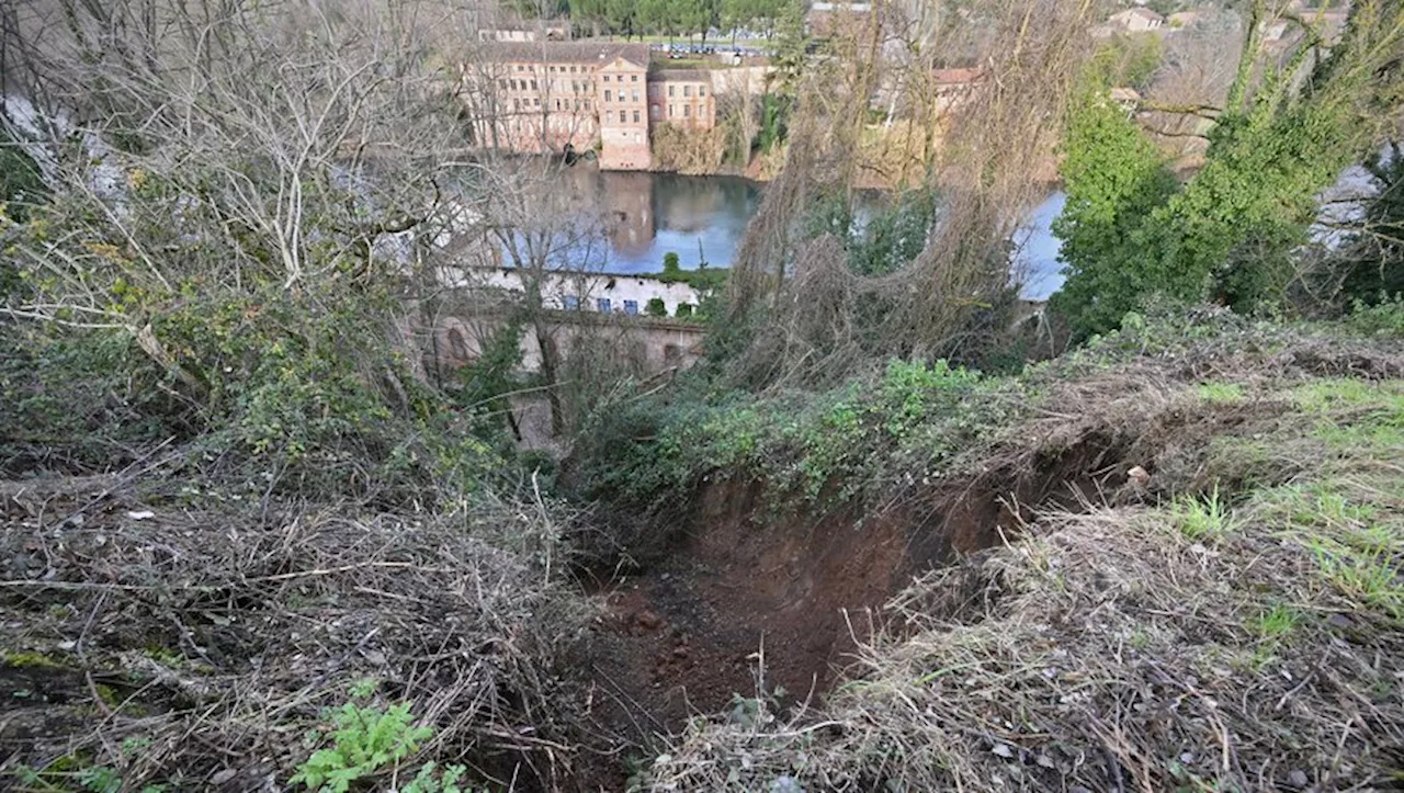 Effondrement des berges à Albigeois : la route menacée