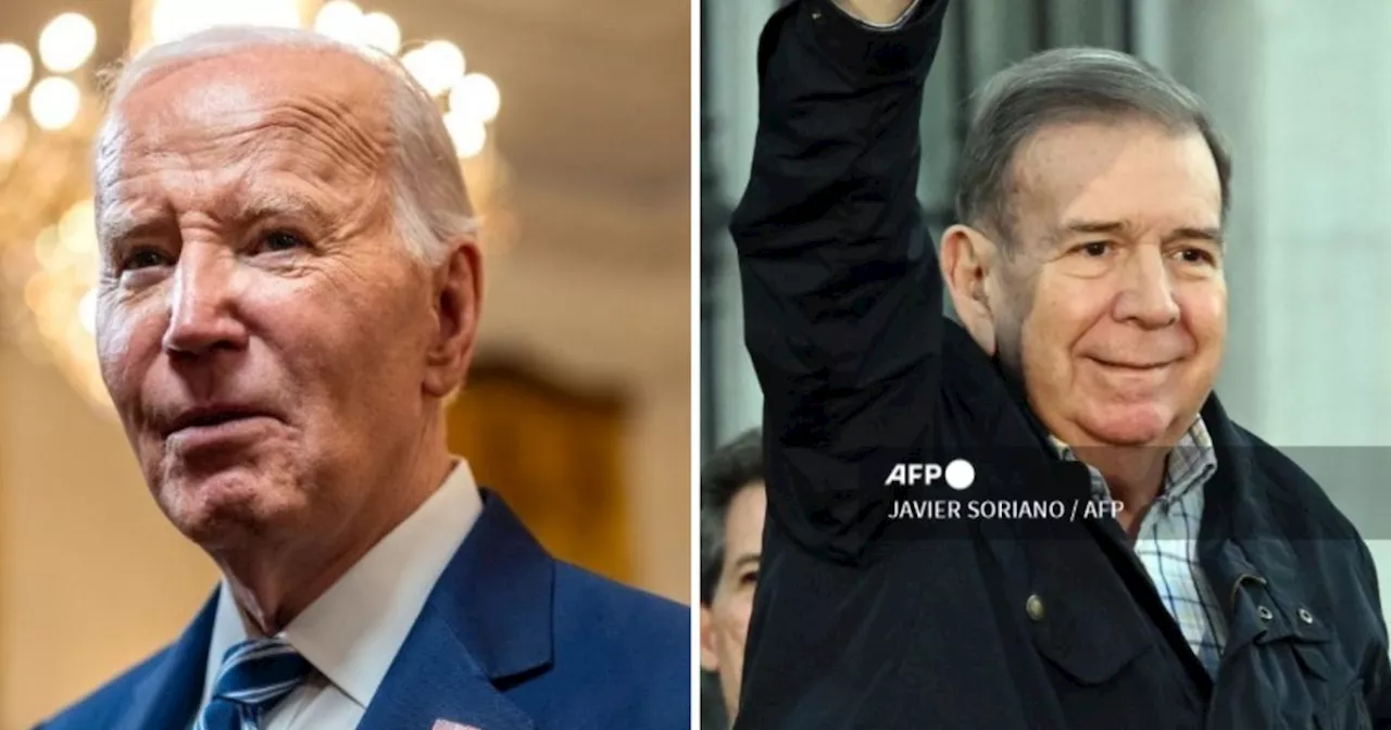 Biden recibe a opositor venezolano Edmundo González Urrutia