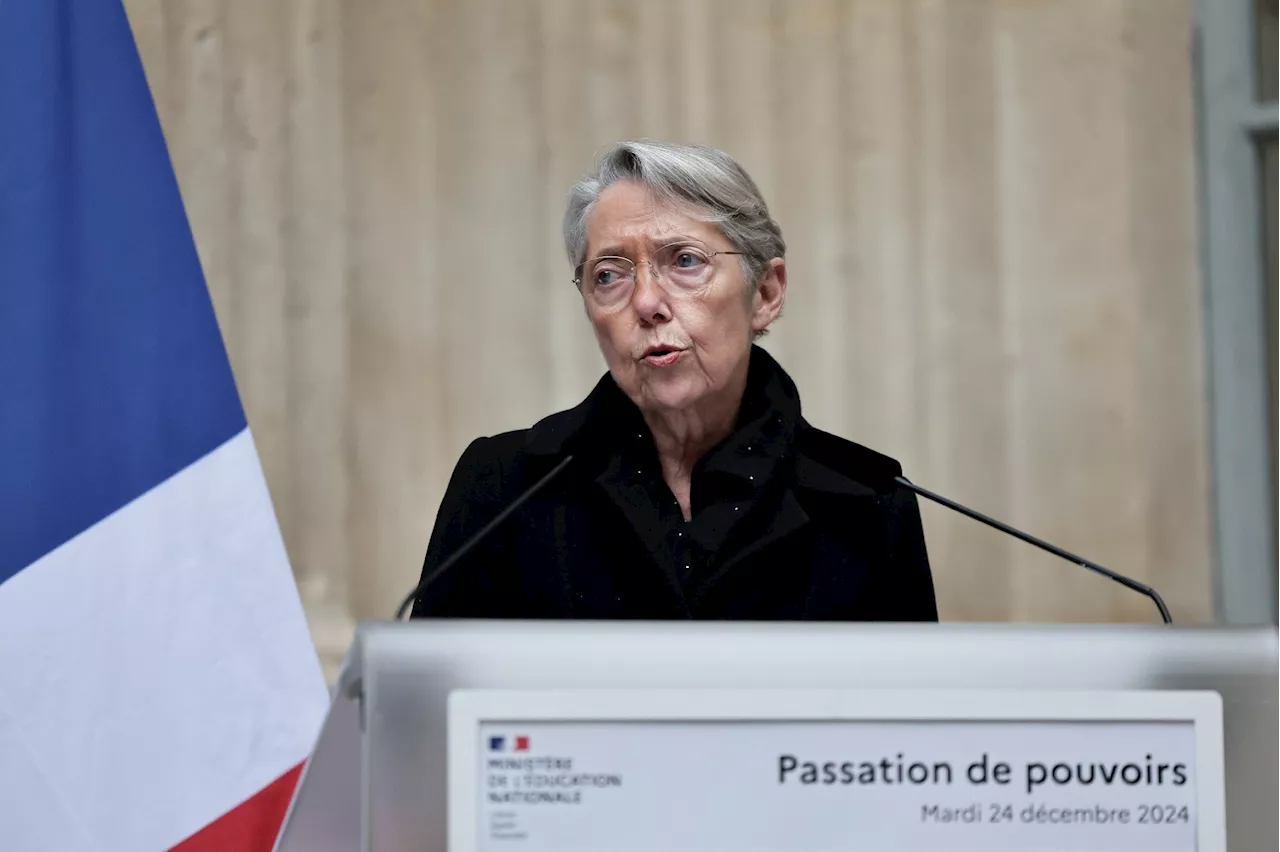 Elisabeth Borne Promet Des Discussions Et De La Stabilité Pour L'Education Nationale