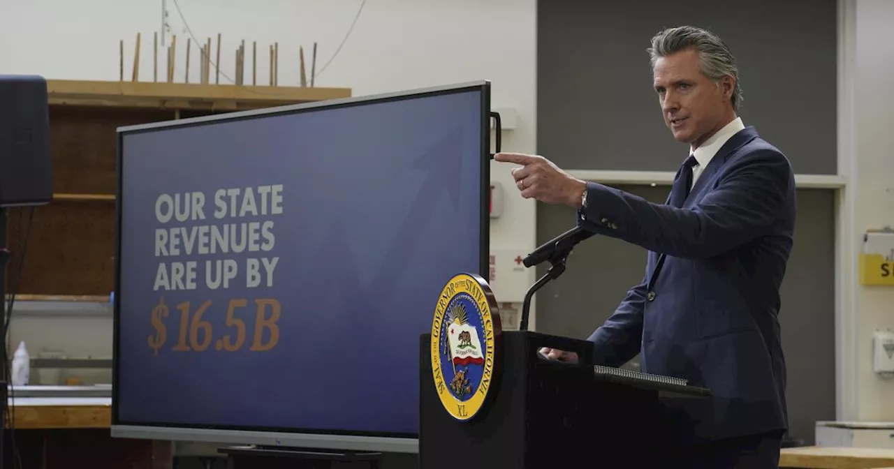 Despite revenue increase, Newsom plans to pull from California's rainy day reserves