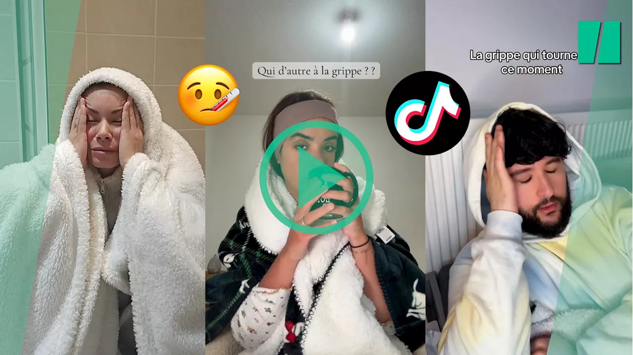 Les symptômes de la grippe saisonnière décrits sur TikTok