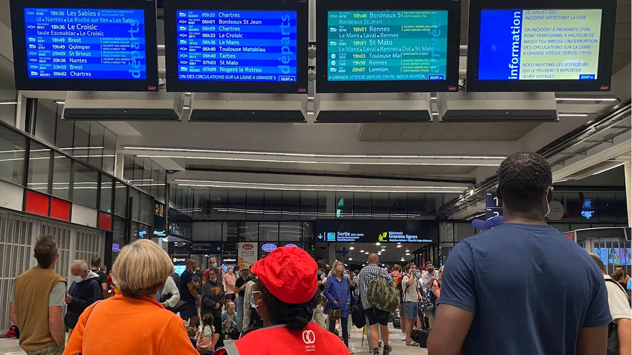 Tempête Floriane : perturbations importantes des trains SNCF