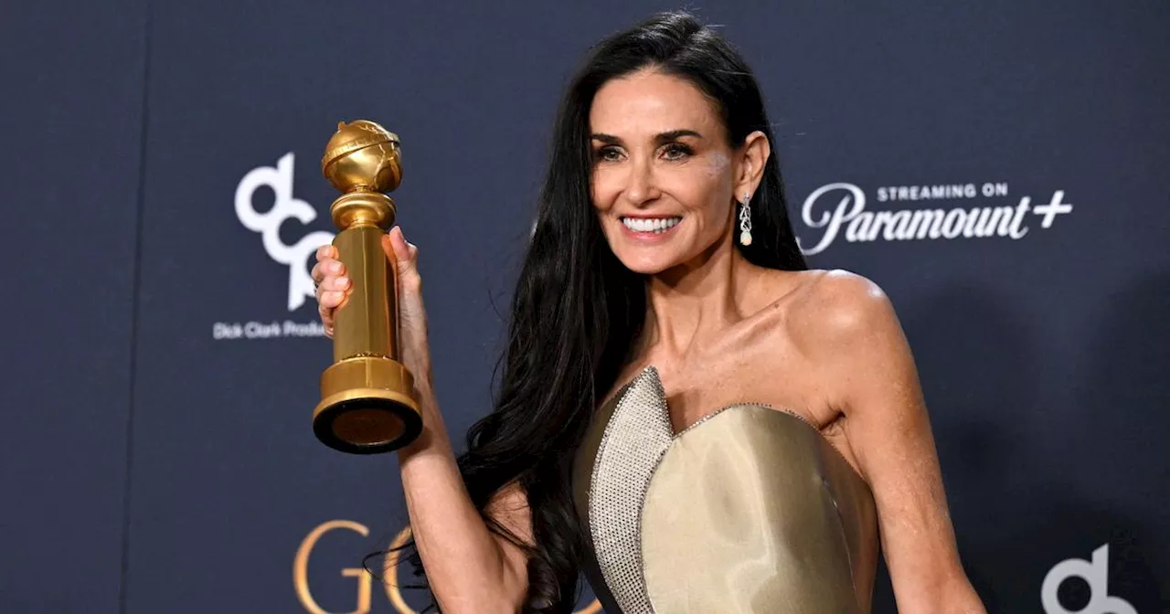 Demi Moore, après 45 ans de carrière, remporte enfin un Golden Globe