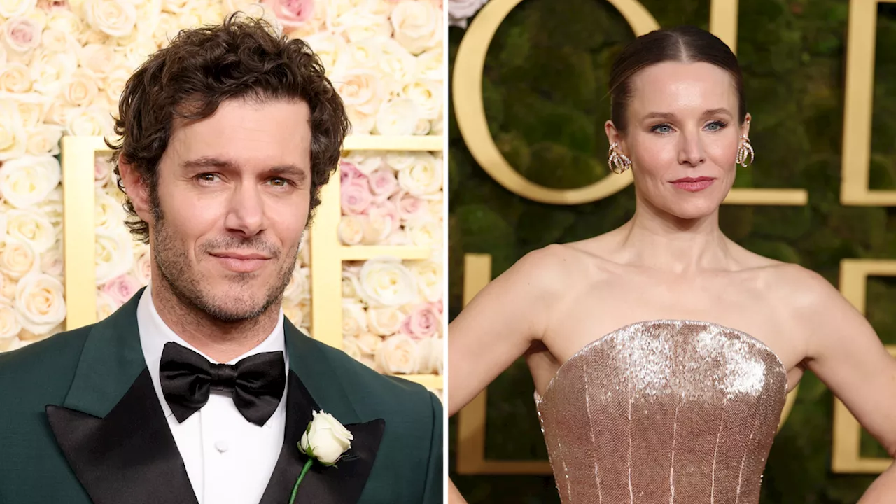 Adam Brody and Kristen Bell's Perfect Hair at the Golden Globes