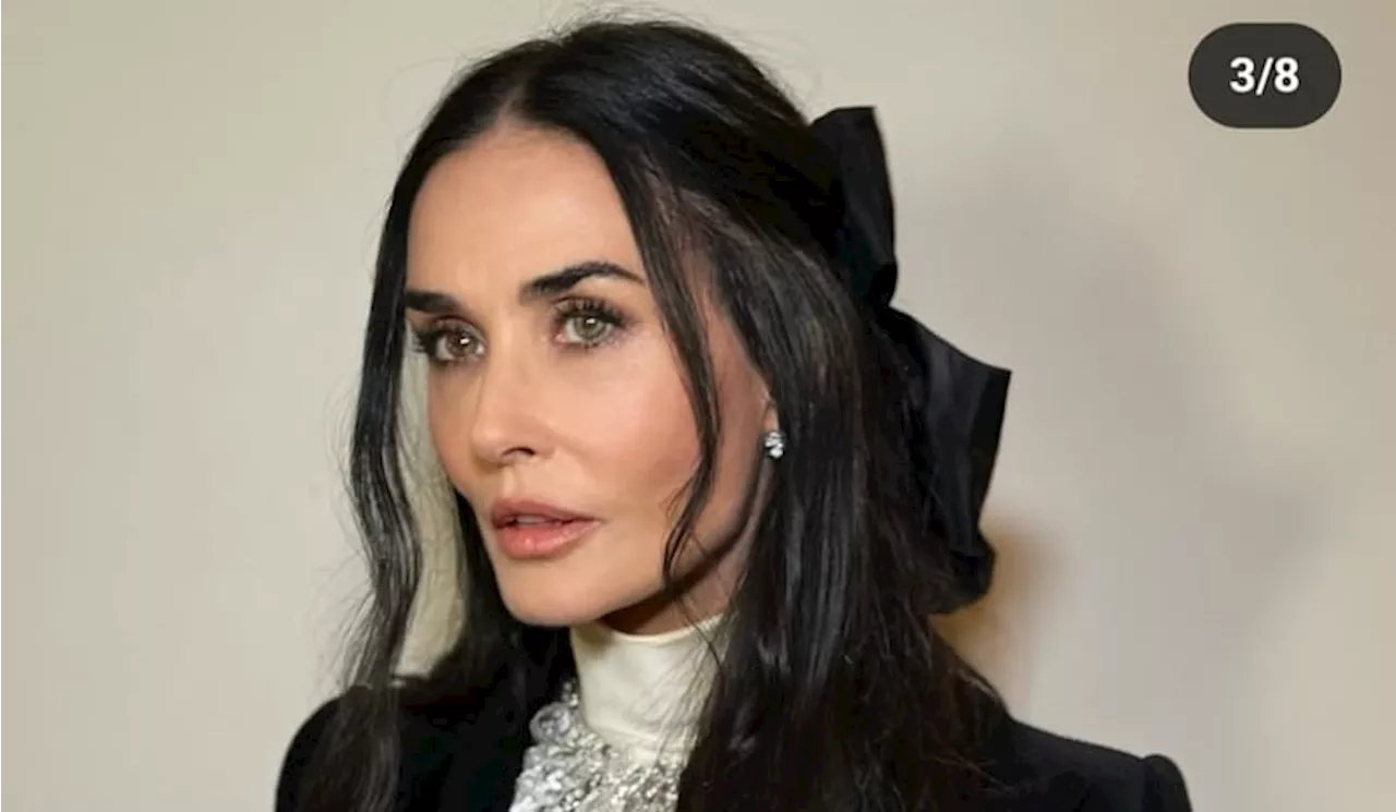 Demi Moore Raih Piala Perdana Golden Globes di Sepanjang Karirnya