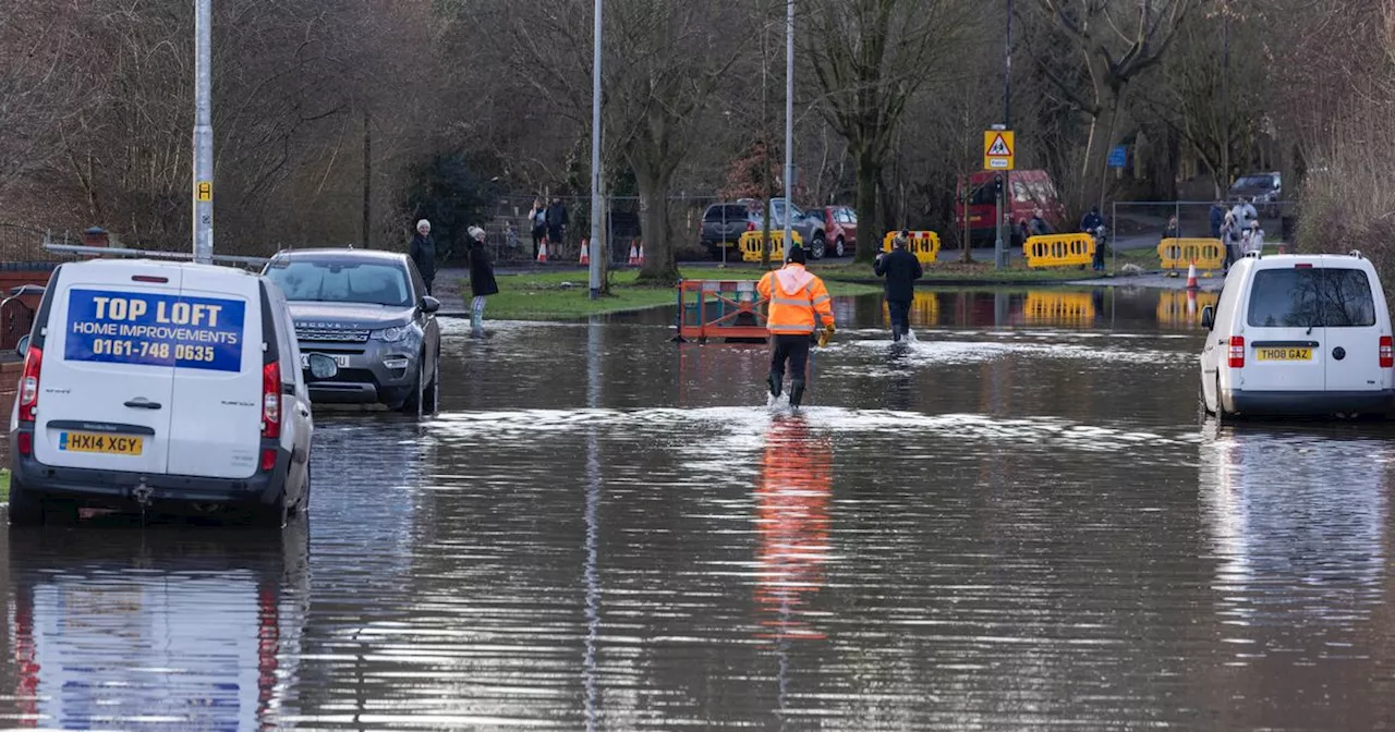 Raw Sewage Flows from Drains in Flixton After Flooding