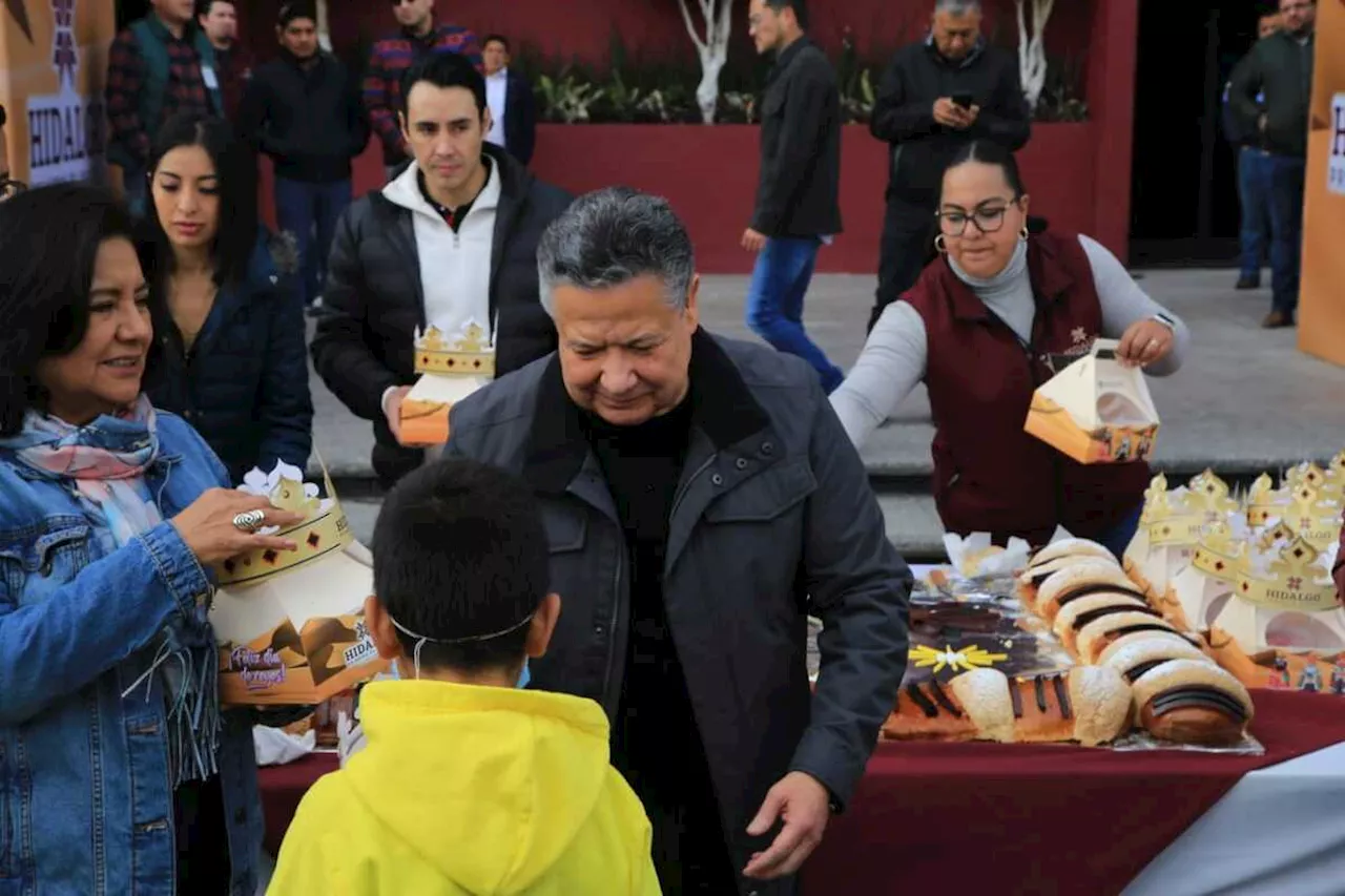 Pachuca Celebra la Tradicional Rosca de Reyes