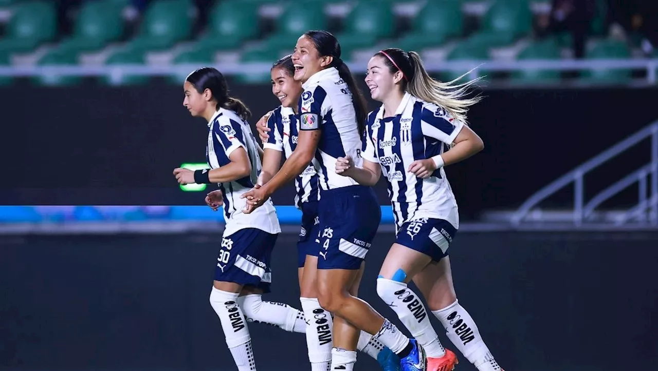 Rayadas golean al Mazatlán en su debut en la Liga MX Femenil