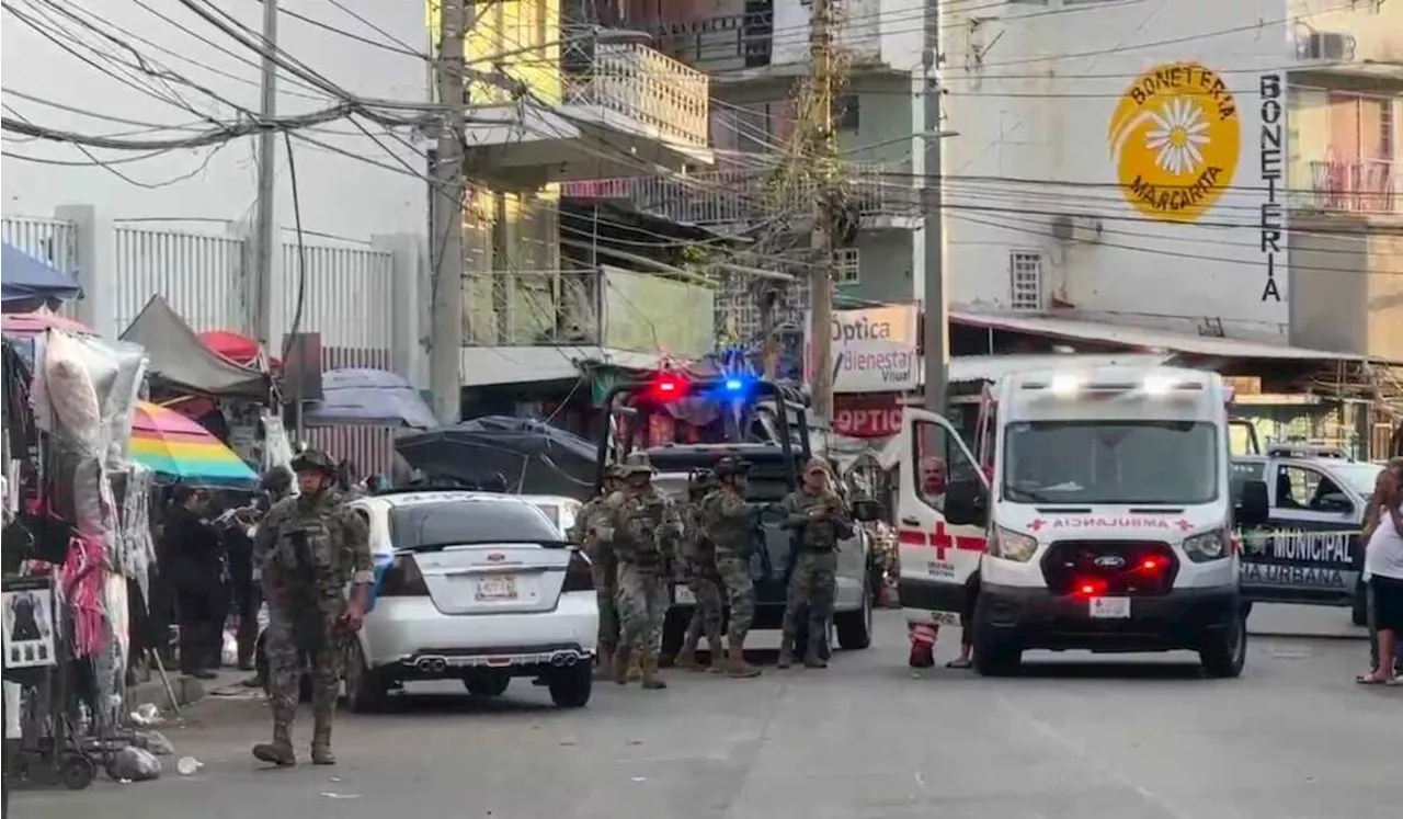 Taxista es ultimado a tiros en pleno centro de Acapulco