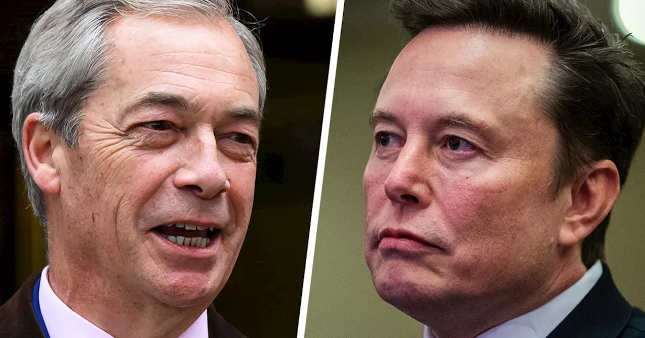 Elon Musk Calls for Nigel Farage's Resignation from Reform UK