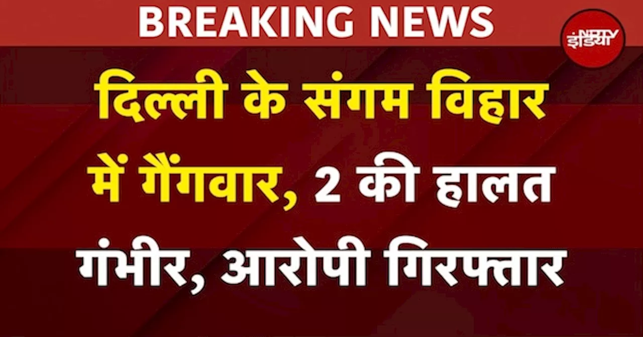 Delhi Firing News: दिल्ली के Sangam Vihar में गैंगवार, 2 की हालत गंभीर, आरोपी गिरफ्तार