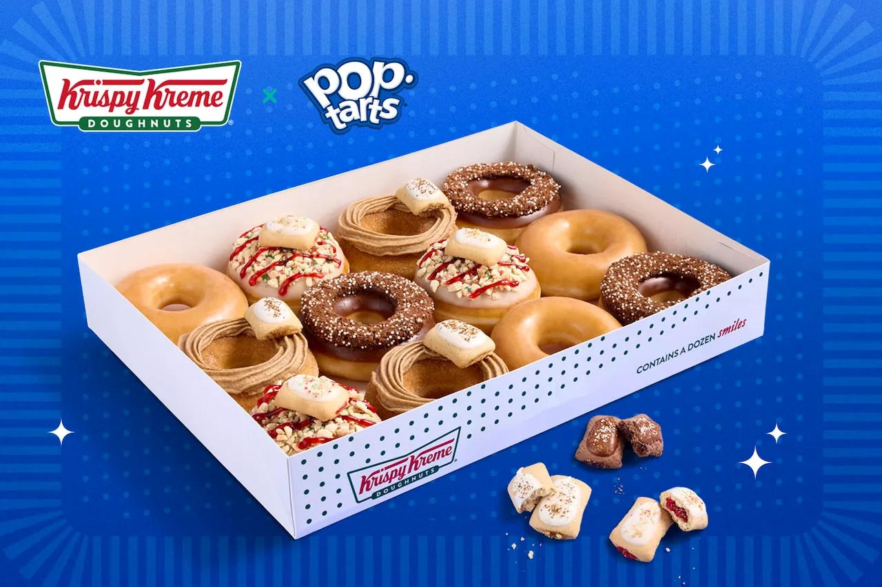 Krispy Kreme and Pop-Tarts Team Up for Limited-Edition Doughnuts