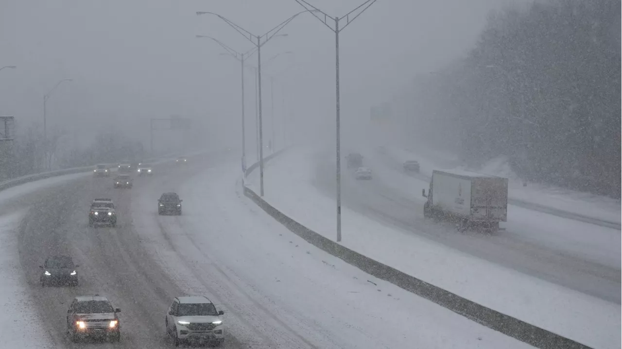 Powerful Winter Storm Hits U.S. Midwest and East