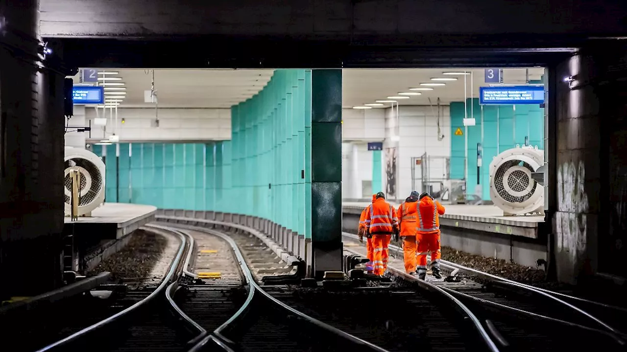 S-Bahn-Einschränkungen in Berlin wegen Tunnel-Bauarbeiten