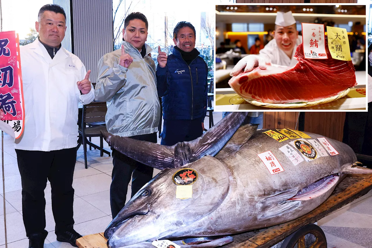 Motorcycle-Sized Bluefin Tuna Sells for $1.3 Million at Tokyo Auction