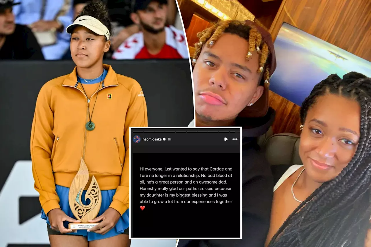 Naomi Osaka and rapper Cordae break up after five years together