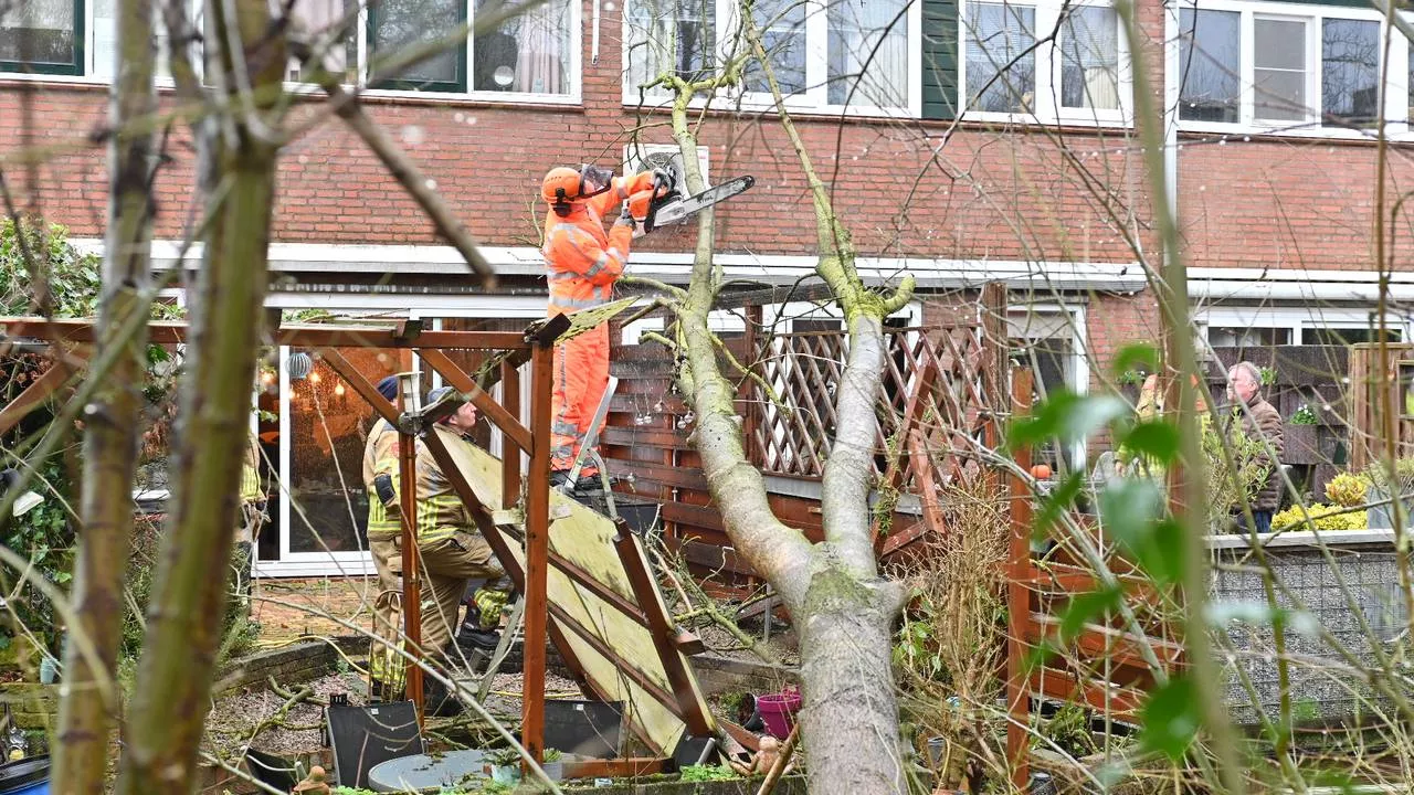 Schade door storm Floriane valt mee in Brabant