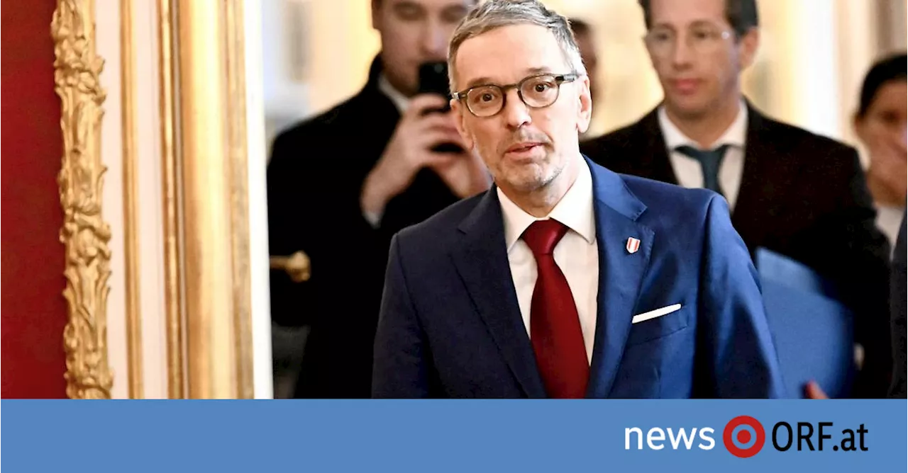 Van der Bellen beauftragt FPÖ-Chef Kickl mit Regierungsbildung