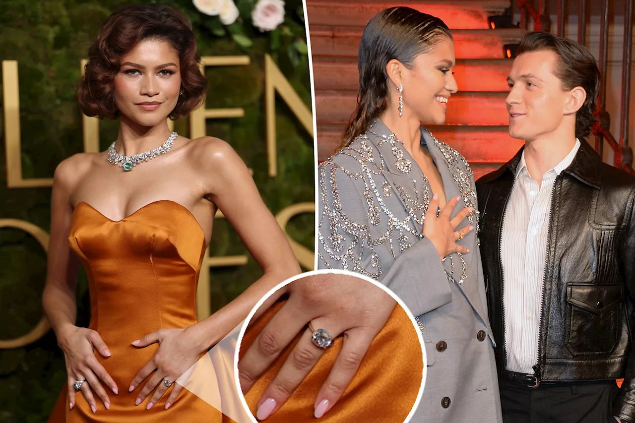 Zendaya Sparks Engagement Rumors at 2025 Golden Globes