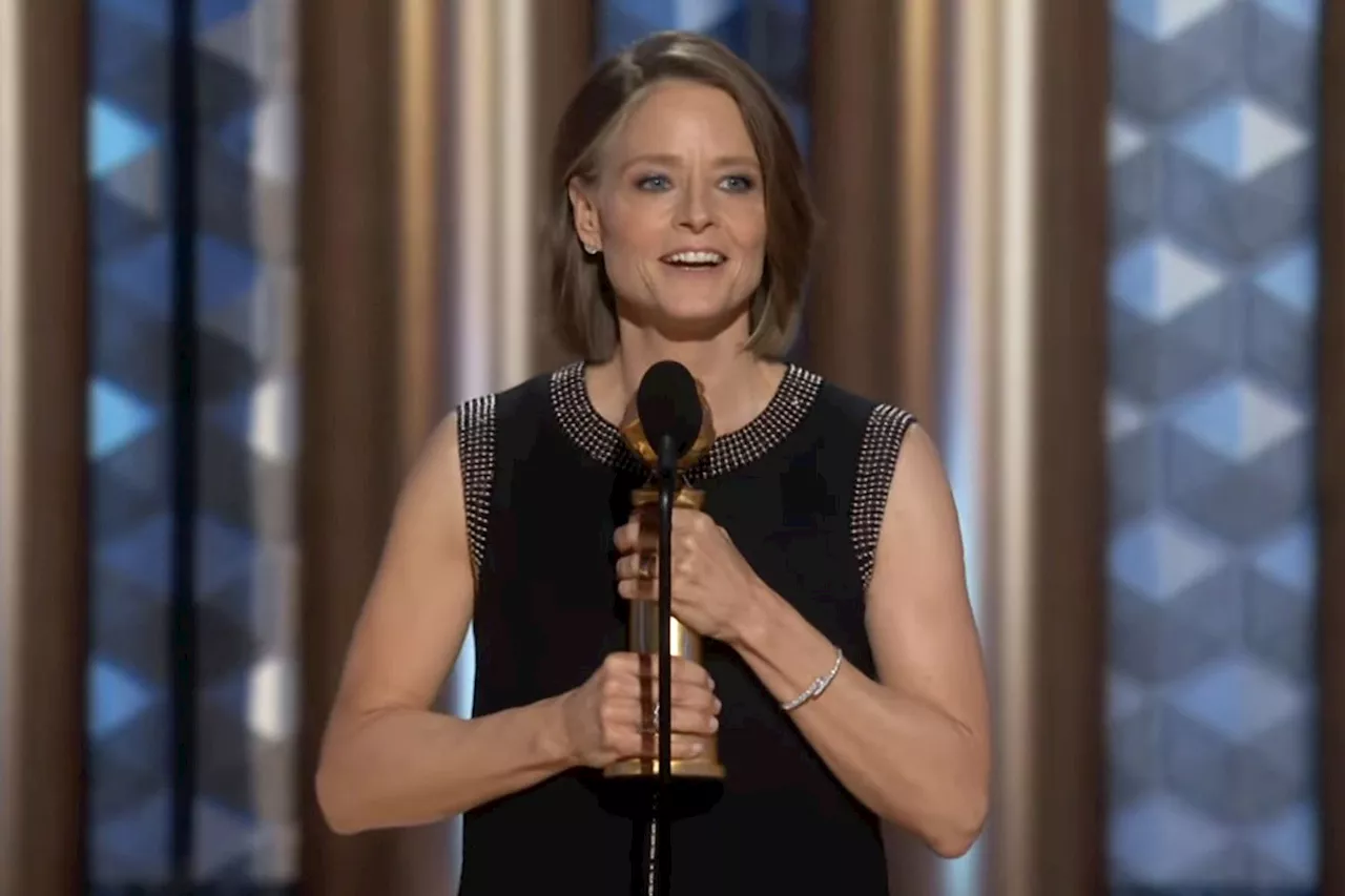 Jodie Foster Makes Rare Personal Comments About Sons Kit and Charlie and Wife Alex as She Wins 2025 Golden Globe