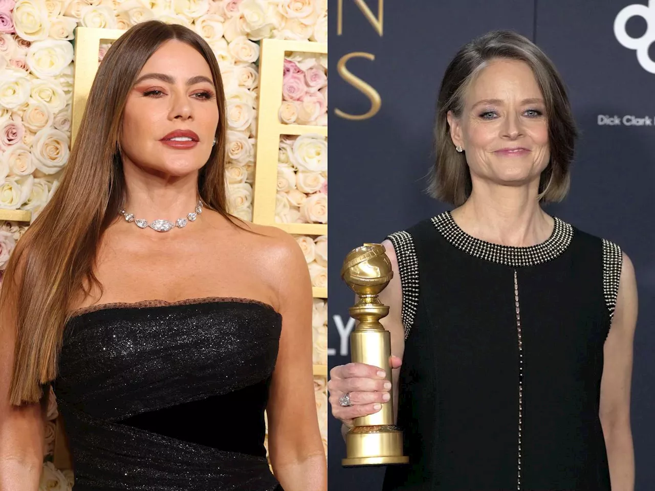 Al estilo Kanye West, Sofía Vergara interrumpe la victoria de Jodie Foster en los Golden Globes