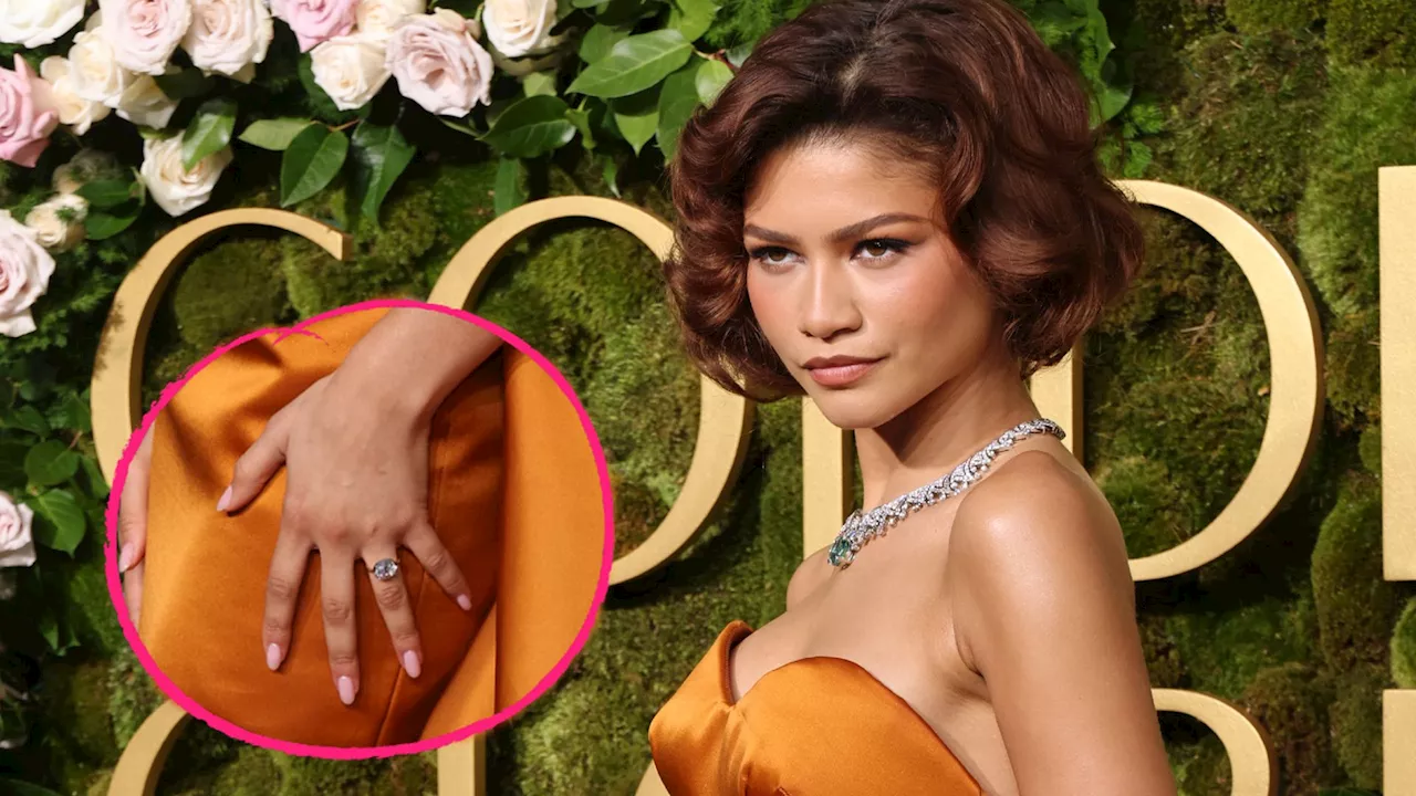 Zendaya mit mysteriösem Ring bei den Golden Globes 2025