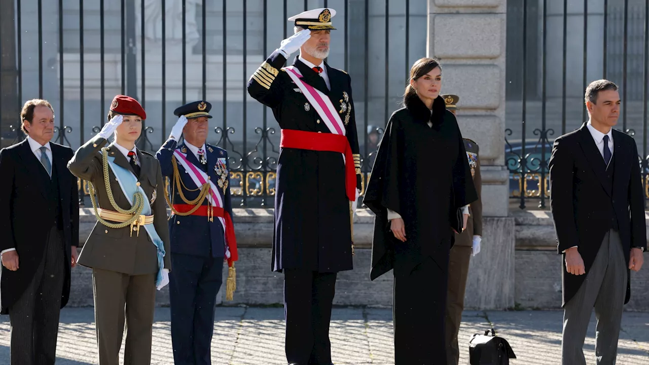 Los reyes presiden la Pascua Militar junto a la princesa Leonor e inician su agenda de 2025