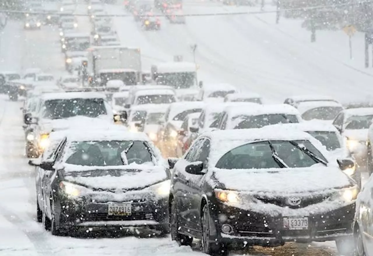 Temporal histórico previsto para esta segunda-feira com chuva e neve nos Estados Unidos