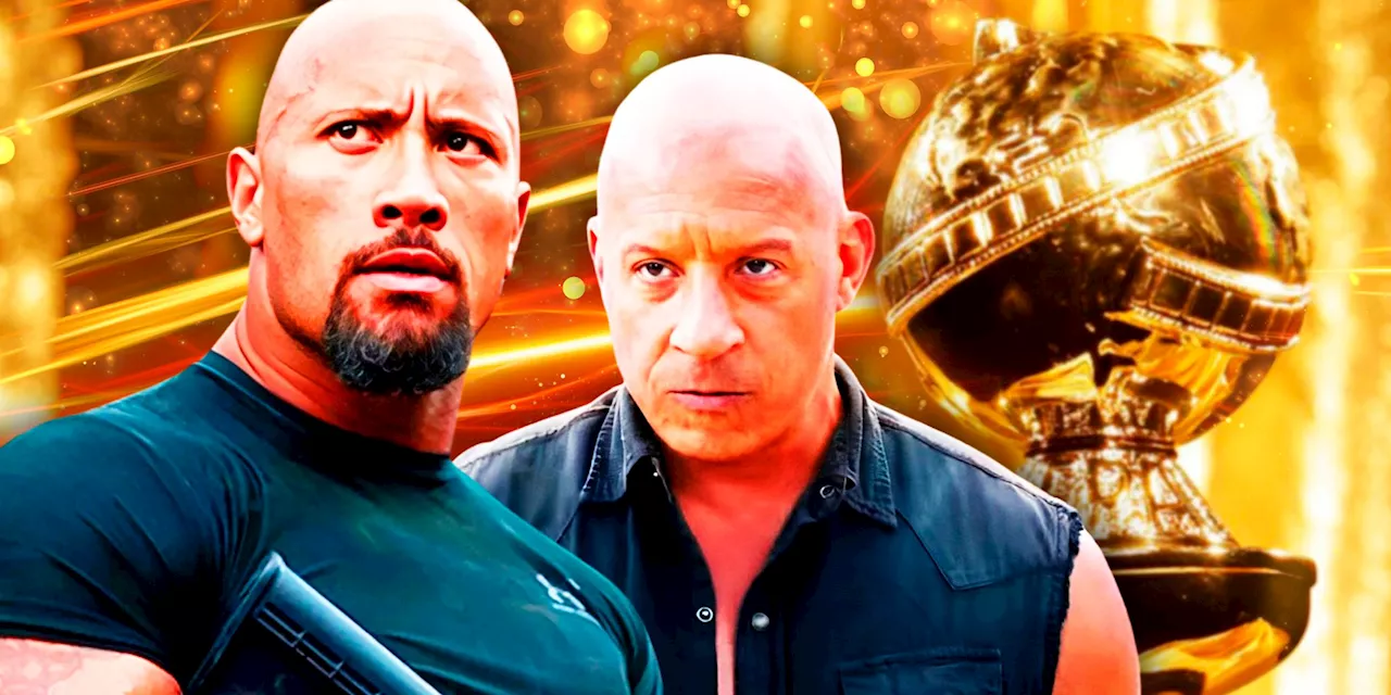 Vin Diesel's Awkward Dwayne Johnson Joke at the 2025 Golden Globes