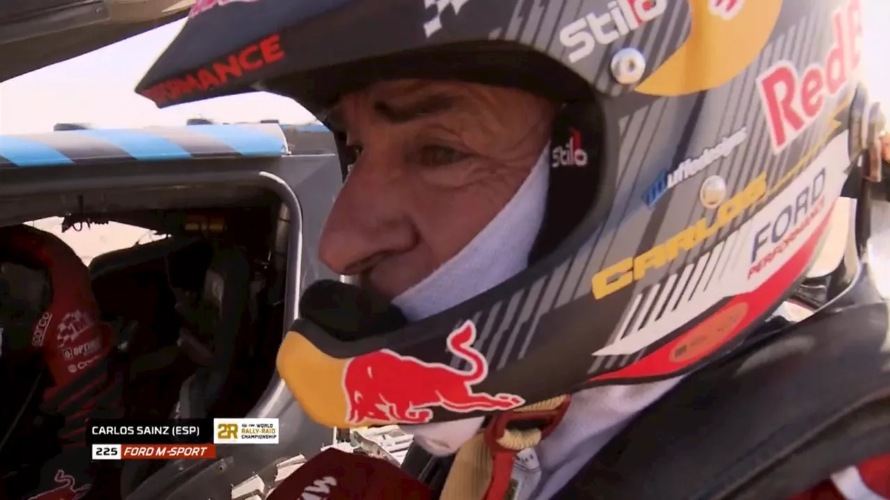 Carlos Sainz, sancionado por la FIA en el Dakar