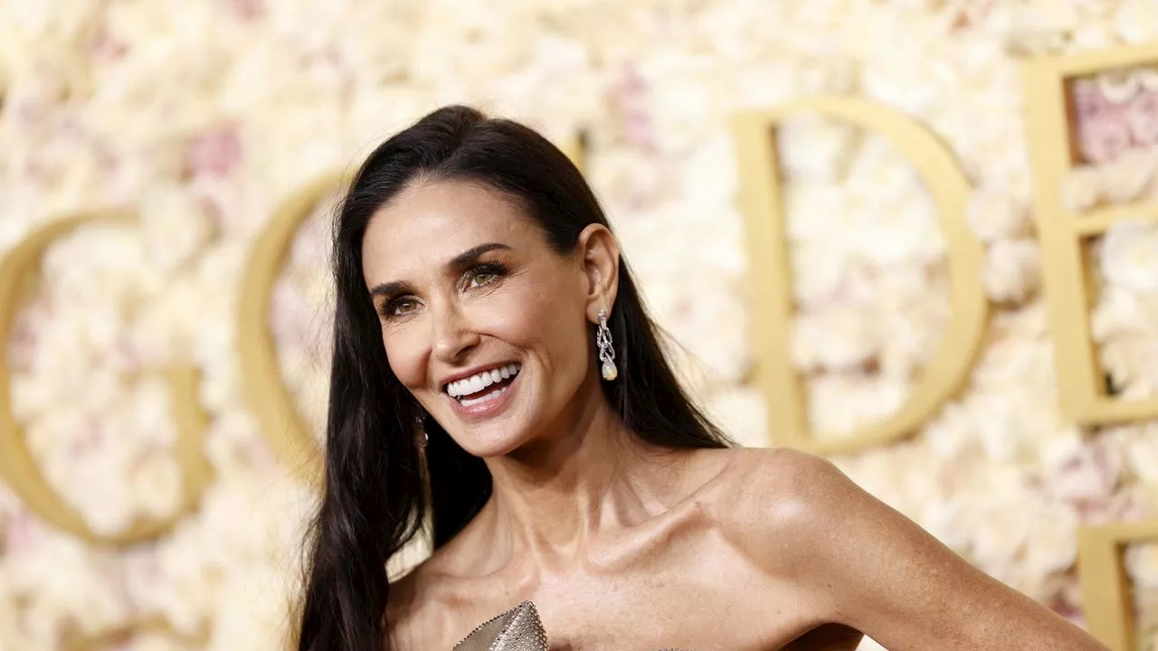 Demi Moore gana su primer Globo de Oro