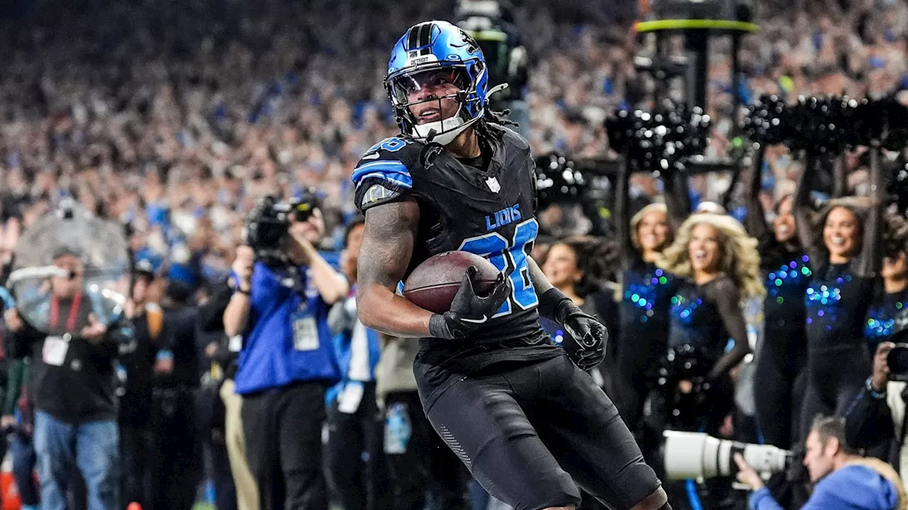 Gibbs' Four Touchdowns Lead Lions to NFC North Title