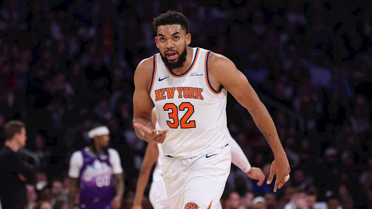 New York Knicks' Karl-Anthony Towns Questionable vs. Orlando Magic