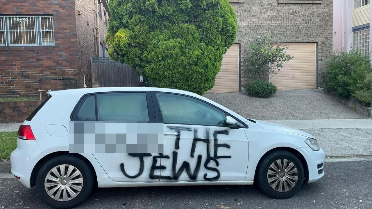 Antisemitic Graffiti Targets Car in Sydney