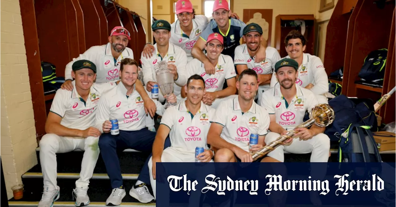 Australia Celebrates Series Victory with Beers and Cheeseburgers