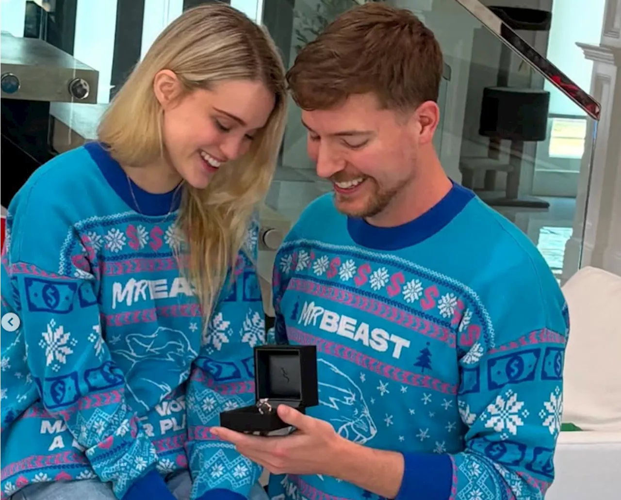 MrBeast Gets Engaged to Thea Booysen on Christmas Day