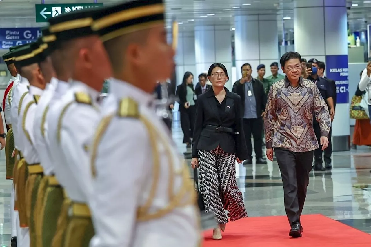 Singapore PM Wong Arrives in Malaysia for Two-Day Visit